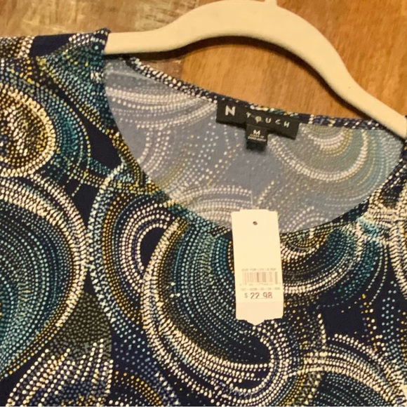 N Touch Tops - 🌸🌸N Touch Women's Blue Swirl Blouse